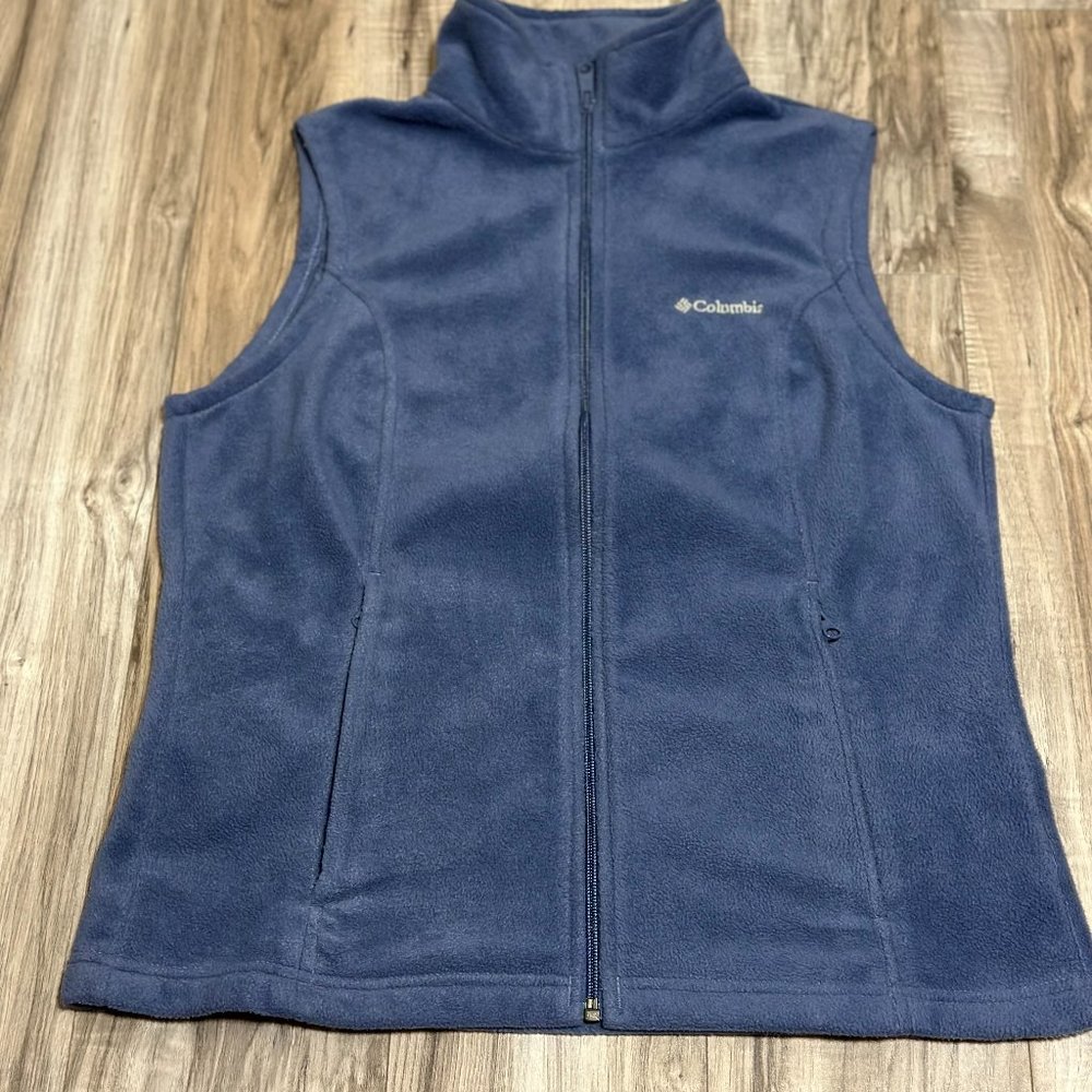 Columbia Women's Benton Springs Fleece Vest Blue Size M